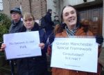 Rampant development protest at Salford Council
